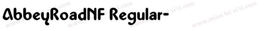AbbeyRoadNF Regular字体转换